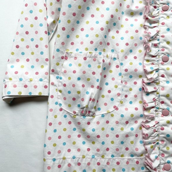 Garnet Hill Polka Dot Ruffle Jacket Youth Girls Size 7 - Picture 5 of 9